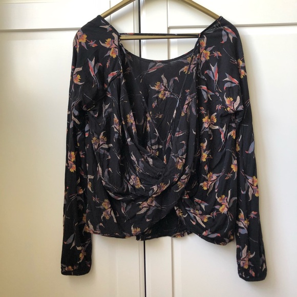 FreePeople Elsa Printed Twist Back Top  SzXS - Picture 6 of 9
